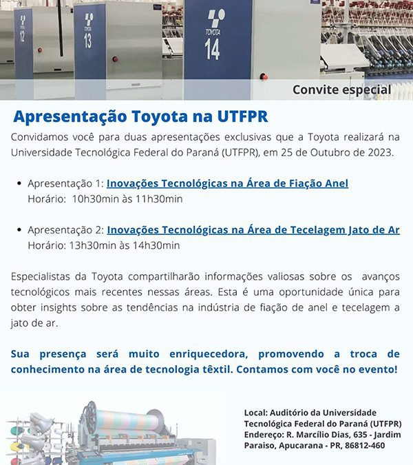 Apresentação Toyota na UTFPR
