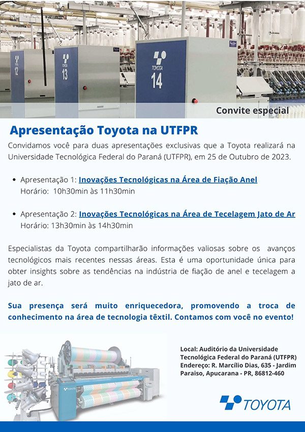 Apresentação Toyota na UTFPR