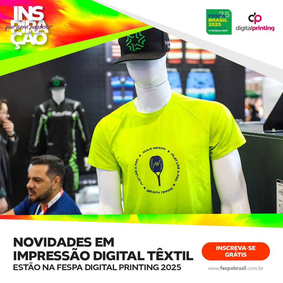 A ABTT apoia a FESPA Digital Printing 2025, a principal feira de impressão digital têxtil do país!